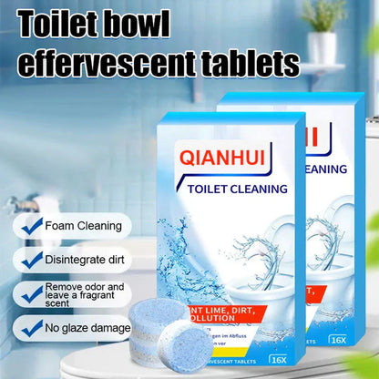 Toilet Cleaning Tablet-Toilet Deodorizer Bathroom Cleaner | 10 Tablets
