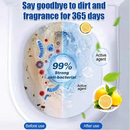 Toilet Cleaning Tablet-Toilet Deodorizer Bathroom Cleaner | 10 Tablets